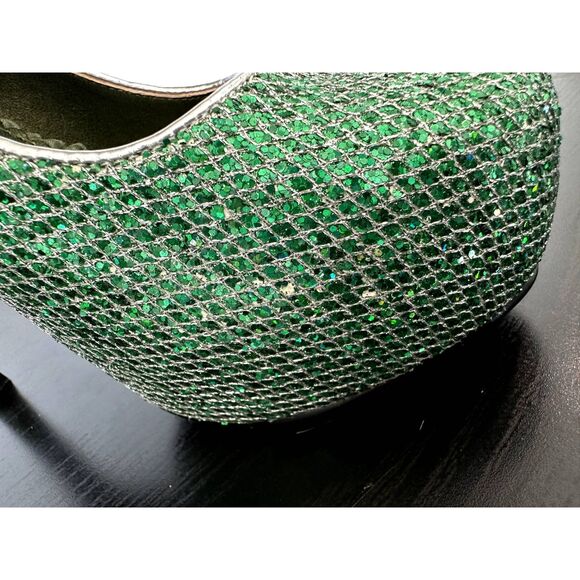 Bettie Page Green Platform Heels - Picture 14 of 16